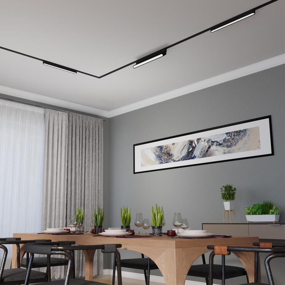 Фото №5  NOVOTECH 359248 SHINO NT23 180 черный Трековый светильник для низковольтного шинопровода IP20 LED 18W 48V 1080Лм 3000К SMAL