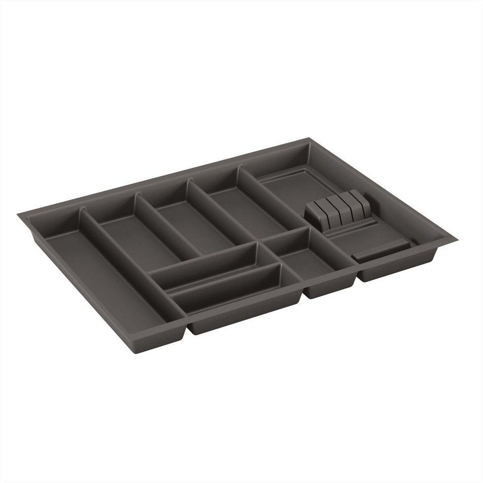 Фото №1  Dirks Лоток BASIC SOFT-TOUCH для столовых приборов, ширина фасада 700 мм, 619х473х58 мм, антрацит
