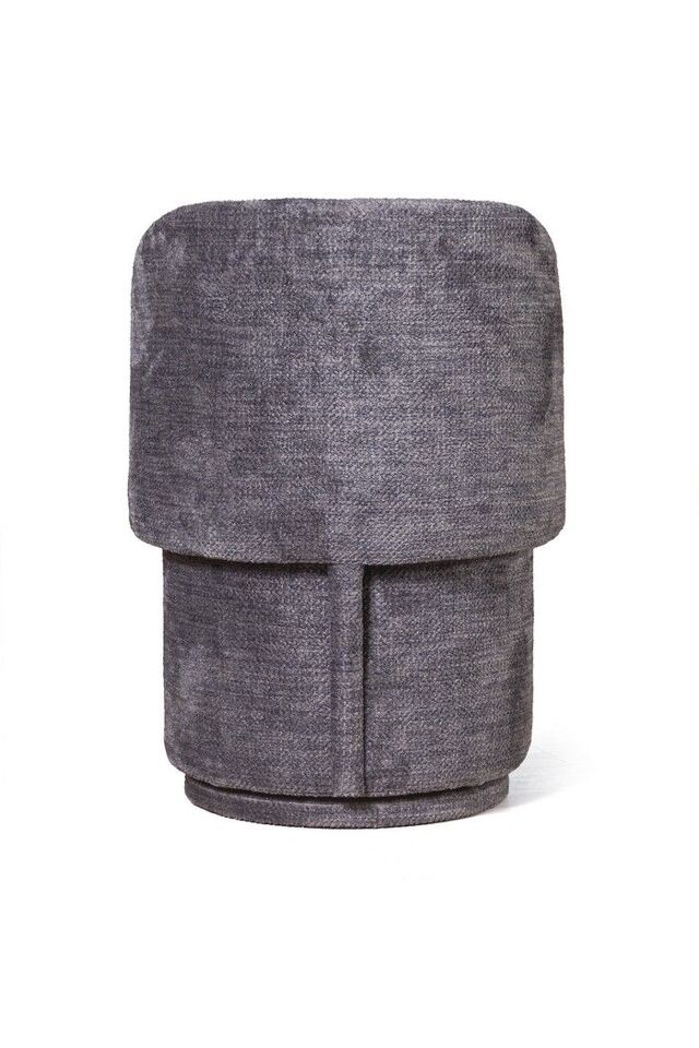 Фото №9  Top concept Пуф с кручением Бабл, микромех Rozy dark grey