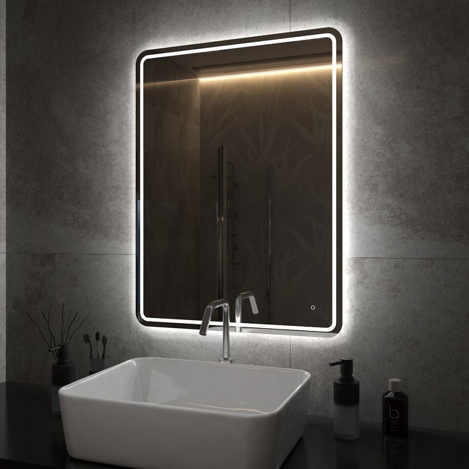 Фото №15  Teymi Зеркало Solli Pro 60х80, LED подсветка, сенсор