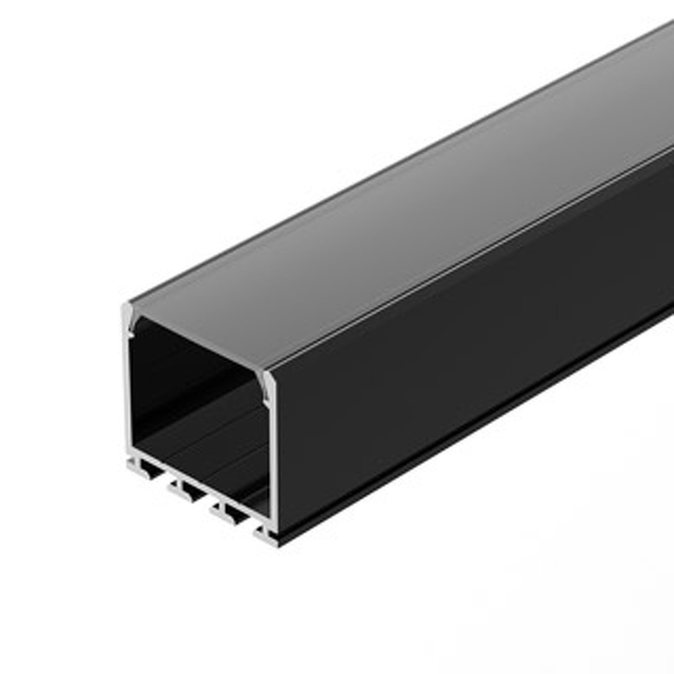 Фото №1  Arlight Профиль PLS-LOCK-H25-2000 ANOD Black ( Алюминий)
