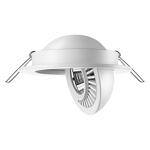 Превью фото №6  NOVOTECH 358815 SPOT NT21 466 белый Светильник встраиваемый светодиодный IP20 LED 9W 770Лм 4000K 220V GESSO