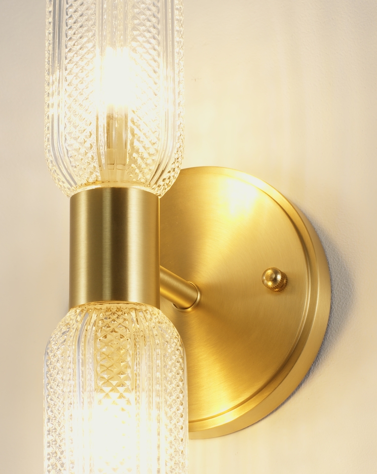 Фото №10  Светильник настенный Moderli V11018-2W Brass
