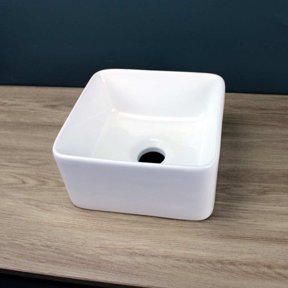 Фото №15  Раковина Teymi Раковина Helmi Mini 24 artceramic, накладная, белая T50303