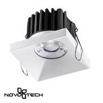 Превью фото №1  NOVOTECH 358482 SPOT NT21 478 белый Светильник встраиваемый IP44 LED 3000K 10W 100-265V METIS