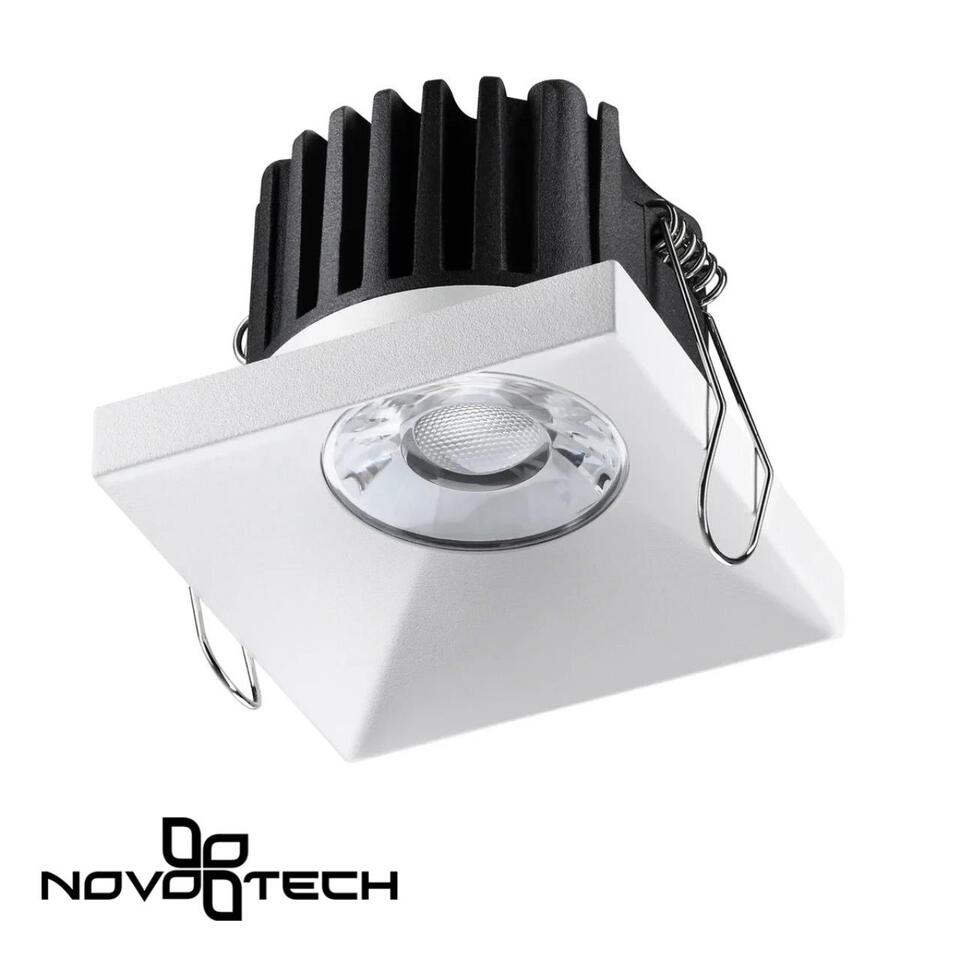 Фото №4  NOVOTECH 358482 SPOT NT21 478 белый Светильник встраиваемый IP44 LED 3000K 10W 100-265V METIS