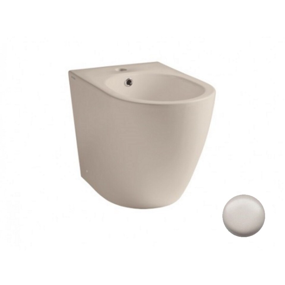 Фото №4  Биде 40372R Althea Cover Rimless Plus+Ton биде напольное 52x36 см  Матовый лен Plus-Ton®