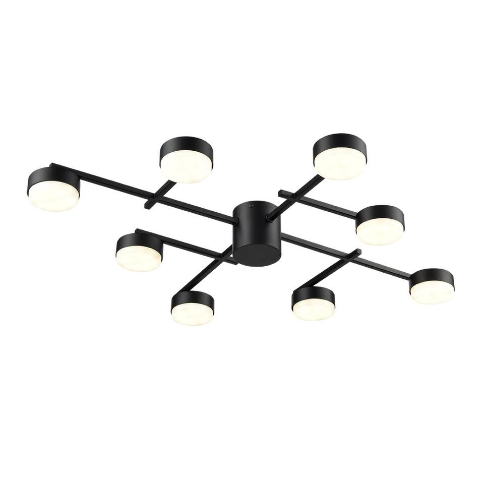 Фото №7  Люстра LUMION 8186/8C COMFI LN26 247 черный, металл Люстра потолочная LED GX53 8*7W 220V DABRA