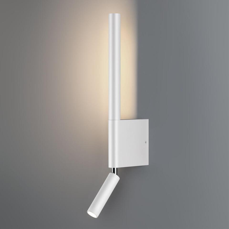 Фото №10  NOVOTECH 359435 OVER NT24 292 белый Светильник настенный с выключателем IP20 LED 5W+3W 220-240V 3000K 320Лм FERMO