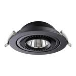Превью фото №6  NOVOTECH 358818 SPOT NT21 466 черный Светильник встраиваемый светодиодный IP20 LED 18W 1600Лм 4000K 220V GESSO