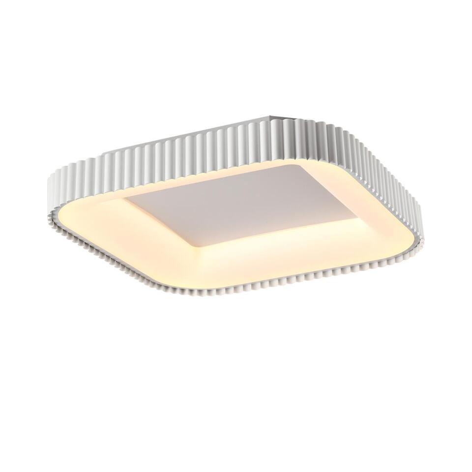 Фото №10  SONEX 7767/56L AVRA LED SN 578 Светильник металл/белый LED (56Вт+14Вт) 3000-6000K 500х500 IP43 пульт ДУ+подсветка SHARMEL
