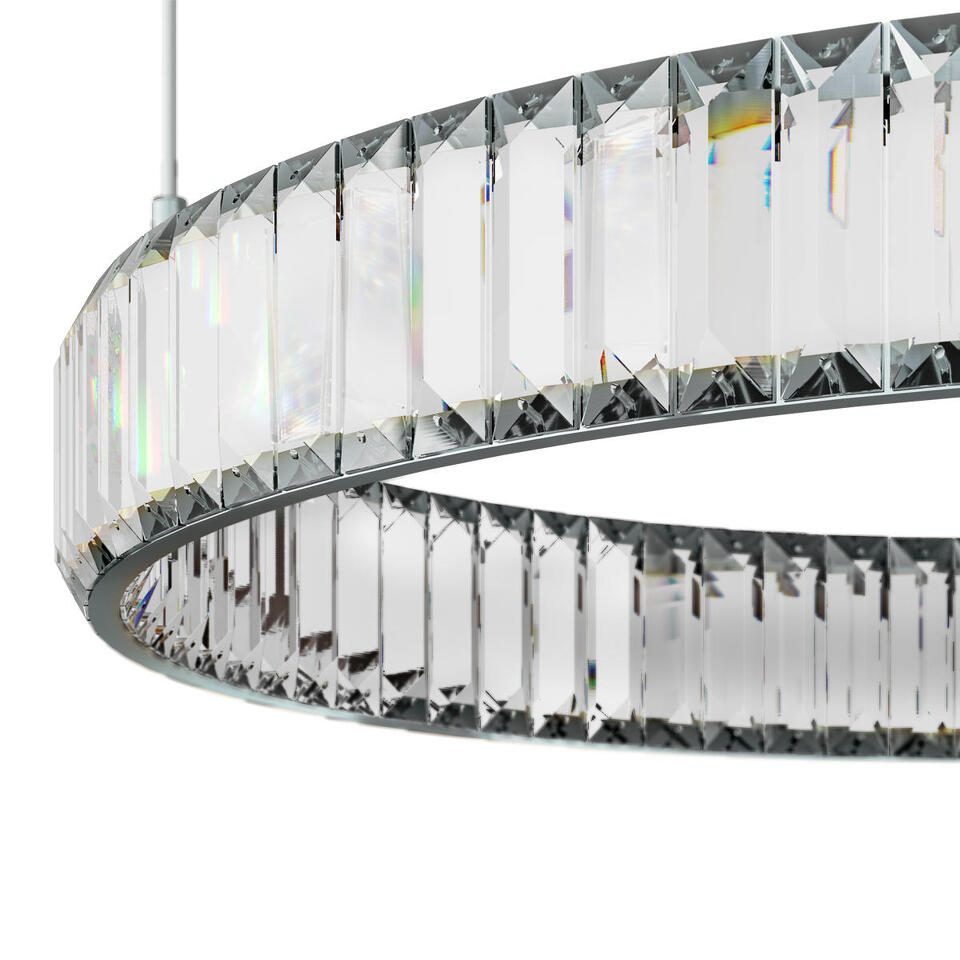 Фото №4  Подвесной светильник 10135/800 Chrome Подвесной светильник LOFT IT Crystal ring