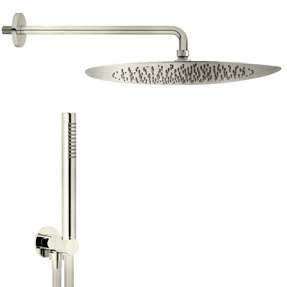 Фото №9  KT015BXX AQUAelite Pop, комплект для душа с гарнитуром, 300 мм Нержавеющая сталь шлиф., 03Q/5353