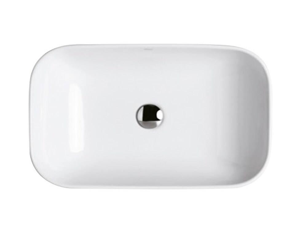 Фото №7  Раковина 40234 Althea Cover раковина накладная 58x35  Матовый белый Plus-Ton®