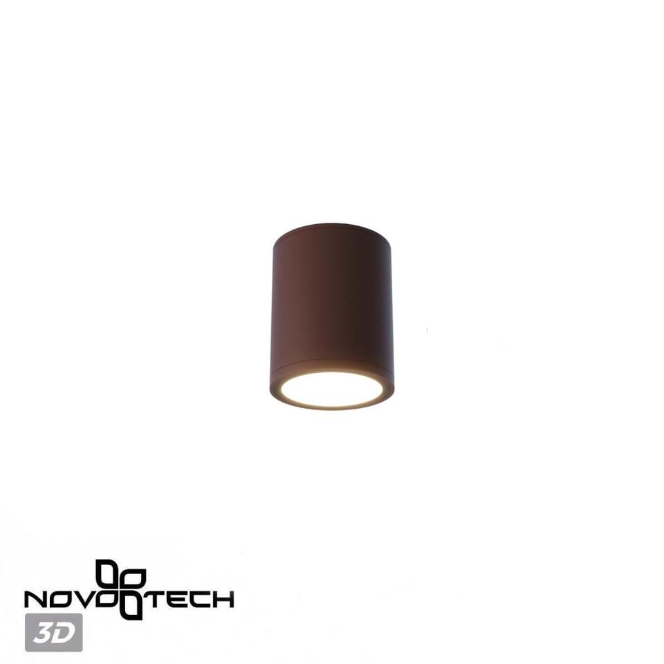 Фото №6  NOVOTECH 359536 STREET NT25 000 коричневый Светильник ландшафтный с переключ. цветовой температуры IP65 LED 10W 100-240V 3000К\4000К\6000К TUMBLER