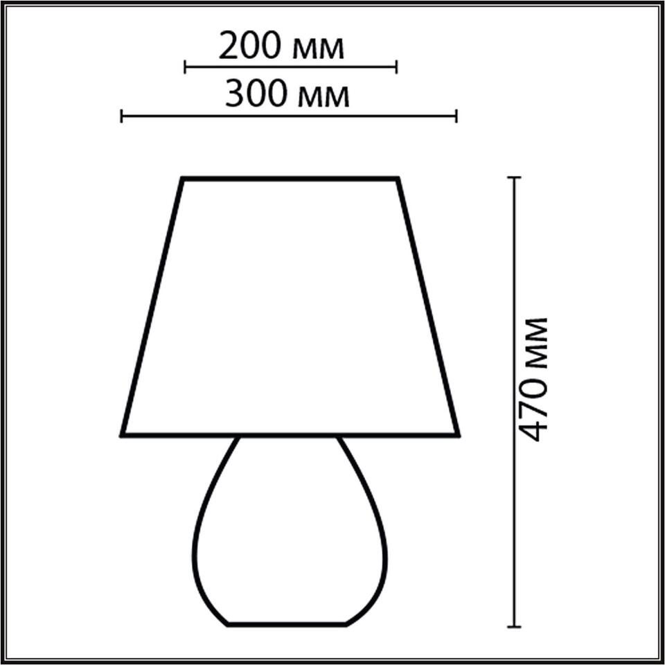 Фото №7  Настольная лампа LUMION 8121/1T COMFI LN26 477 белый, керамика/текстиль Настольная лампа E27 1*60W 220V SONA