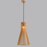 Превью фото №4  Подвесной светильник LUMION 8384/1A ECO LN26 323 бежевый дерево Подвес E27 60W 220V GERDA