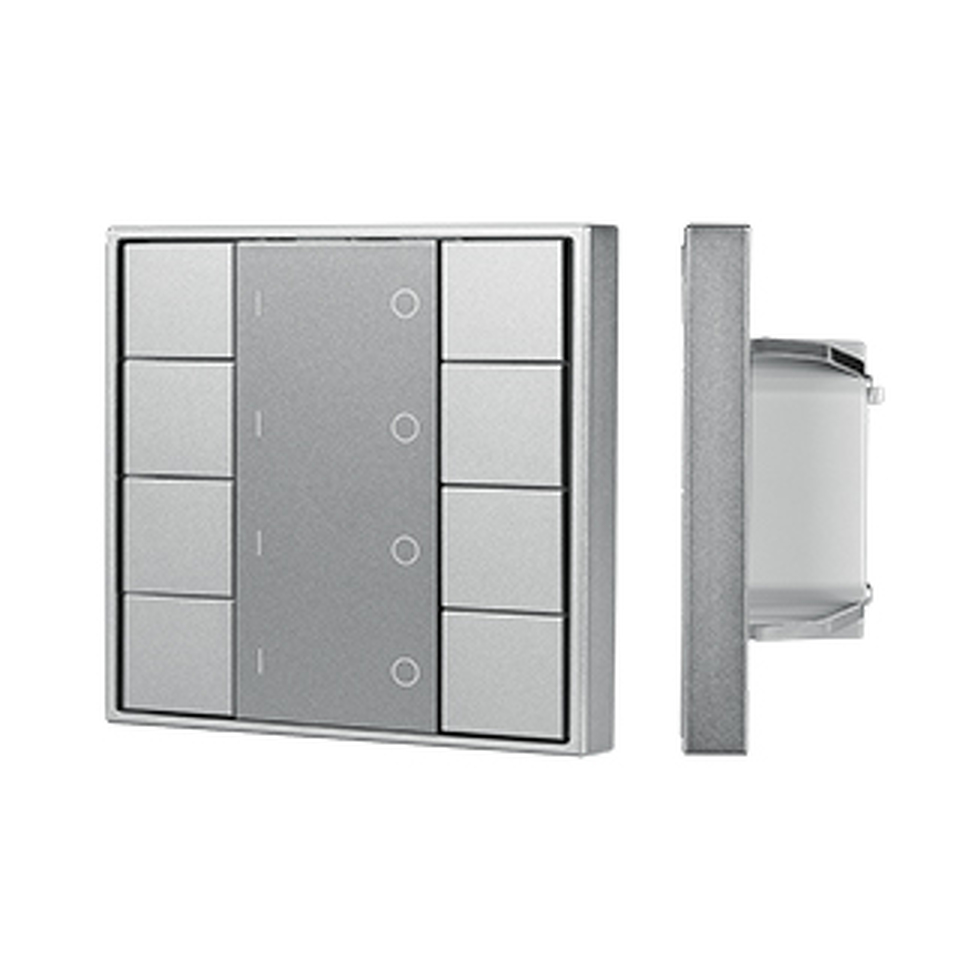 Фото №1  IARL INTELLIGENT ARLIGHT Кнопочная панель DALI-201-23-4G-DIM-DT6-IN Silver (BUS, Frame) ( IP20 Металл, 3 года)