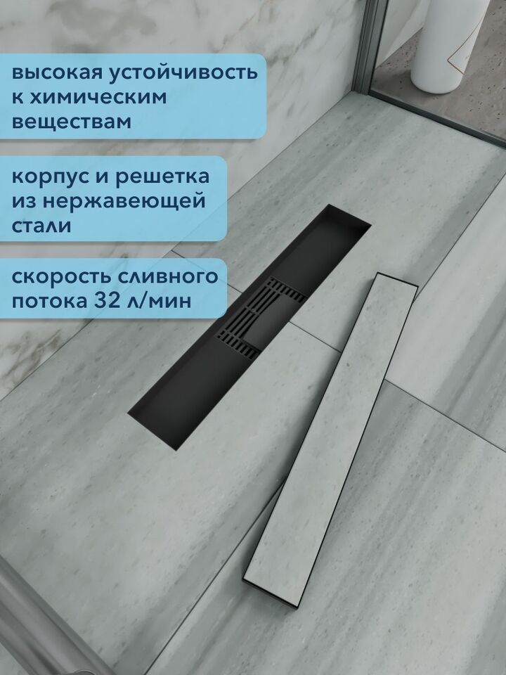 Фото №4  Watersense Amelia 10х40 черный