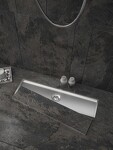 Превью фото №21  Watersense Душевой трап Aina под плитку, с сухим затвором, вертикальный выпуск 10х40 c решеткой, нержавеющая сталь T90355