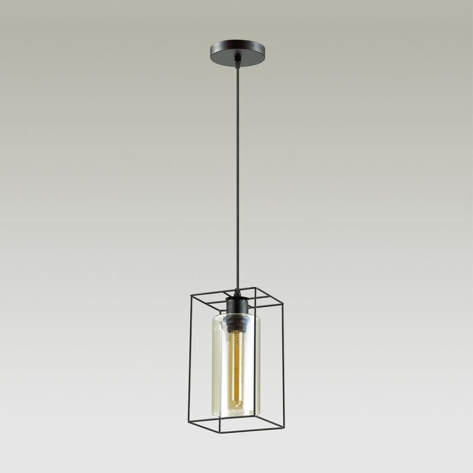 Фото №4  Подвесной светильник LUMION 3728/1 SUSPENTIONI LN26 413 черный Подвес E27 1*60W 220V ELLIOT