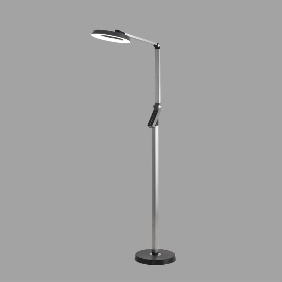 Фото №8  Торшер LUMION 8332/15FL LEDIO LN26 458 темно-серый, металл/пластик Торшер LED 15W 3000/4000/6000K ССТ/диммер/LCD 220-240V GENRI