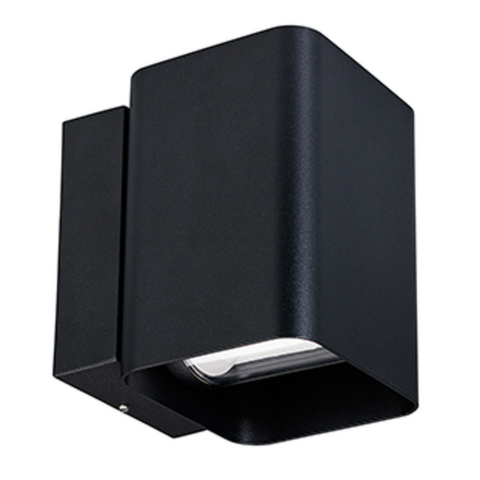 Фото №1  Arlight Светильник LGD-WALL-VARIO-S104x129-2x6W Day4000 (BK, 1-80 deg) ( IP54 Металл, 3 года)
