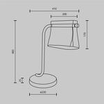 Превью фото №3  Настольная лампа Настольный светильник Maytoni MOD170TL-L8BS3K