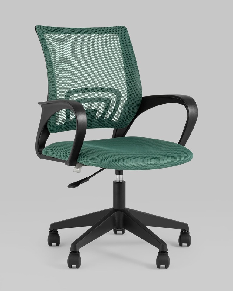 Фото №9  Кресло Кресло офисное TopChairs ST-Basic сетка/ткань зеленый
