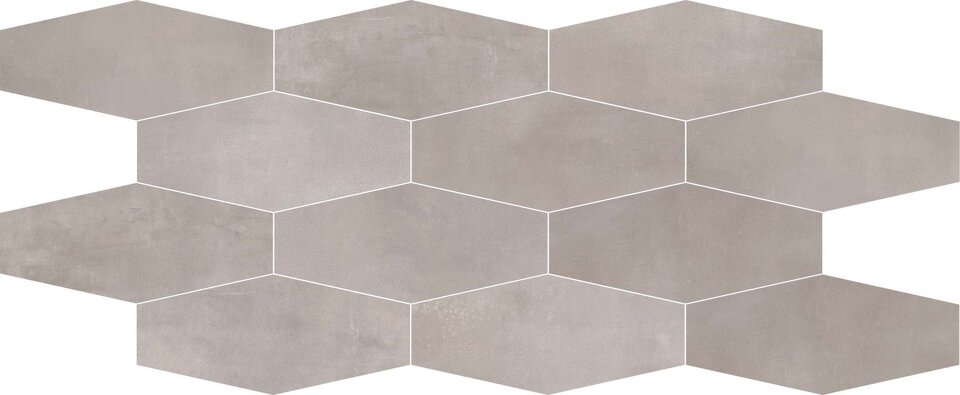 Фото №1  Мозаика ABK Мозаика MOSAICO LOSANGA SILVER 30X60