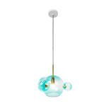 Превью фото №1  Подвесной светильник 2027-P4 Blue mini Подвесной светильник LOFT IT Bolle