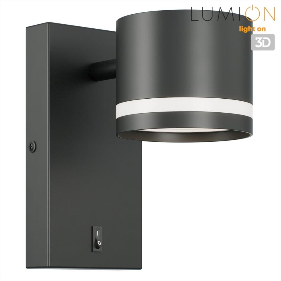 Фото №7  LUMION 8339/1W MODERNI LN26 239 хром/черный, металл/акрил Бра GX53 LED 7W 220V LANIKA