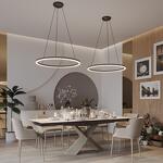 Превью фото №4  Подвесной светильник NOVOTECH 359711 LEDO NT25 000 черный Светильник подвесной диммир. со сменой цв.темпер. (пульт ДУ/прилож. Smart Life) IP20 LED 70W 220-240V 1800-4000К MONILE