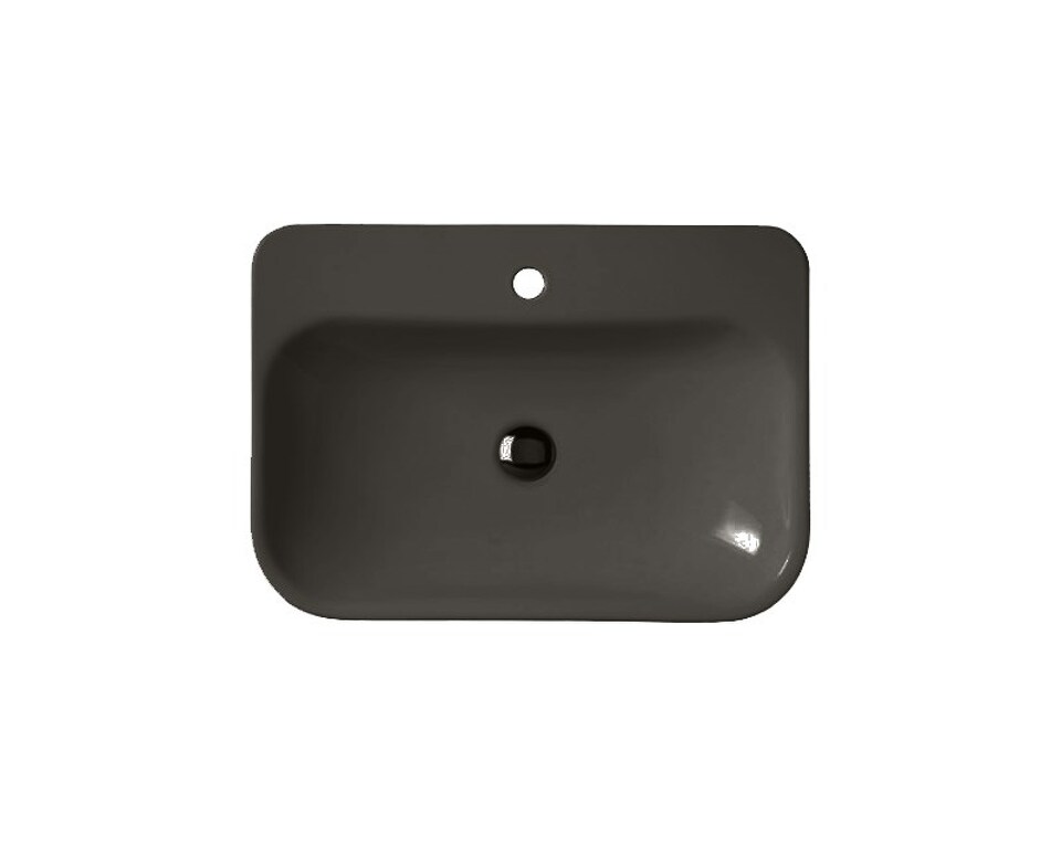 Фото №4  Раковина 41845 Althea Diva раковина накладная / подвесная 65x46 см  Матовое железо Plus-Ton®