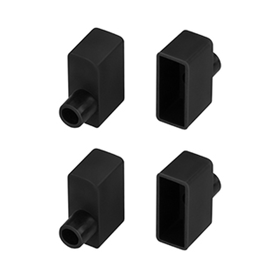 Фото №1  Arlight Заглушка WPH-FLEX-0616-SIDE BLACK с отверстием ( Пластик)