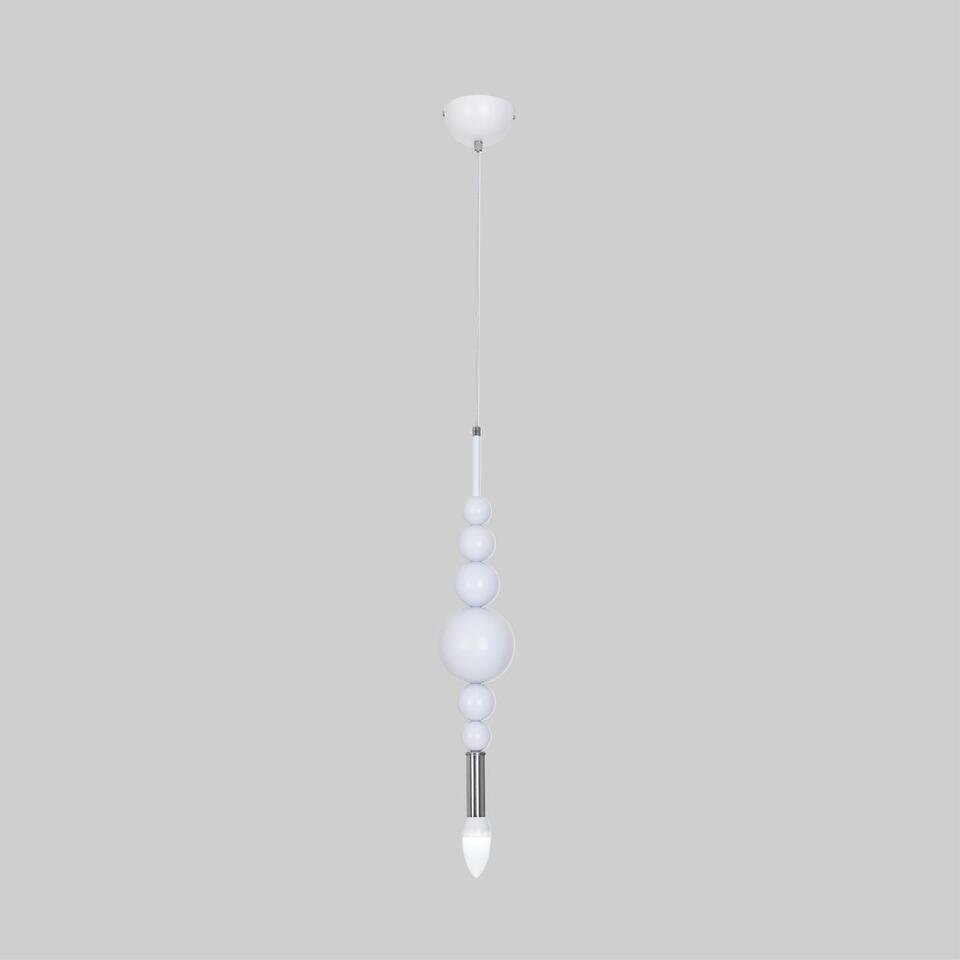 Фото №6  Подвесной светильник LUMION 8260/1 MODERNI LN26 000 белый/хром, металл Подвес E14 40W 220V NANA