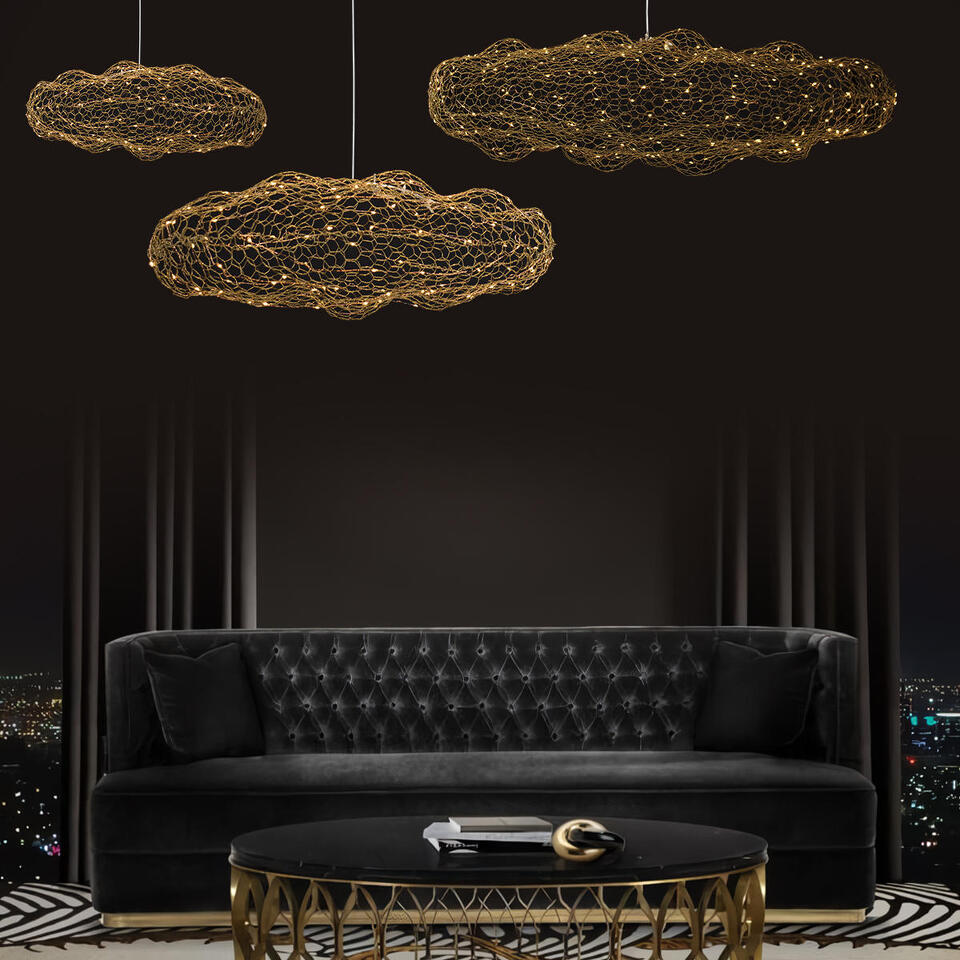 Фото №6  Подвесной светильник 10247/700 Gold Подвесной светильник LOFT IT Cloud