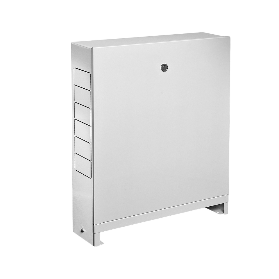 Фото №1  Шкаф коллекторный наружный PRIMOCLIMA ШРН-1 (652*120*457), 1-5 выходов