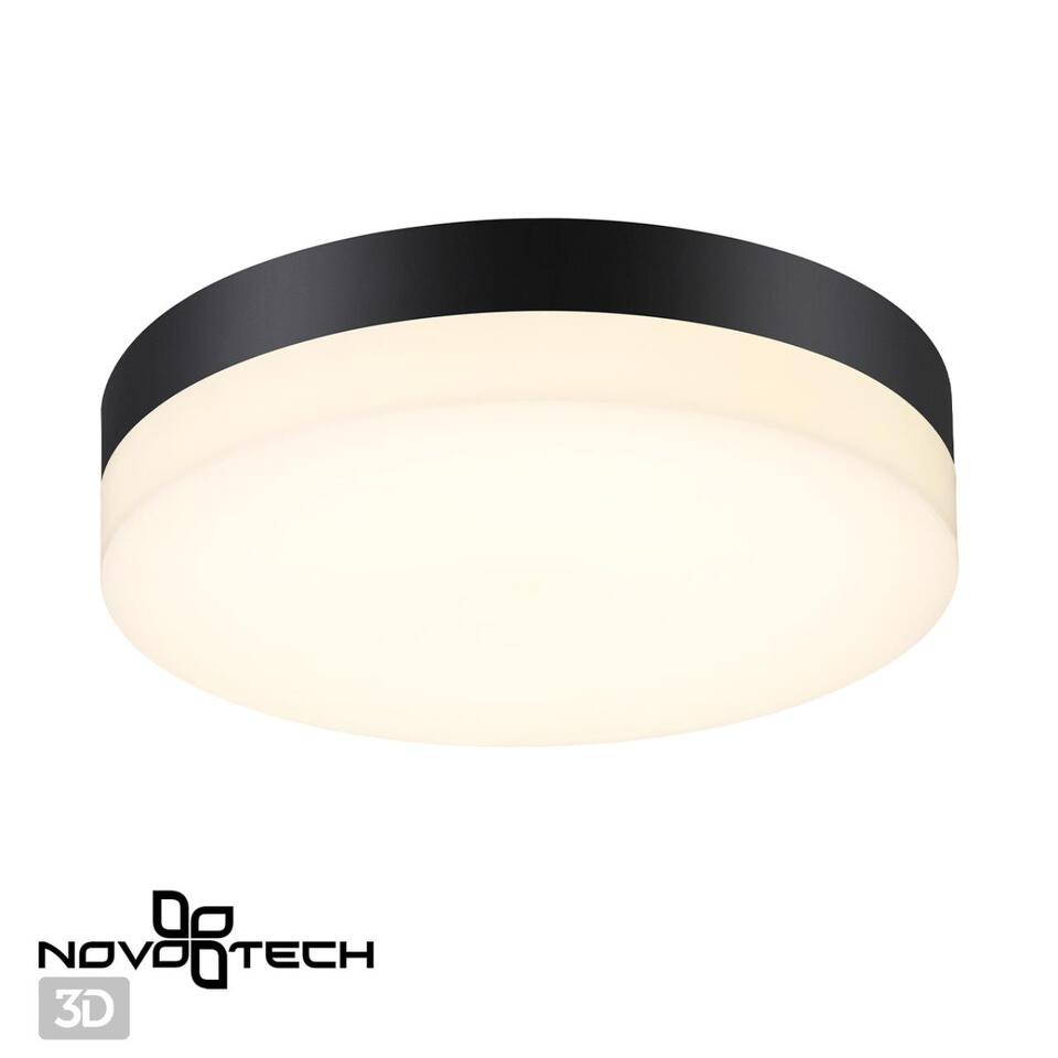 Фото №2  NOVOTECH 358882 STREET NT22 782 черный Светильник ландшафтный светодиодный IP54 LED 4000К 18W 220V OPAL
