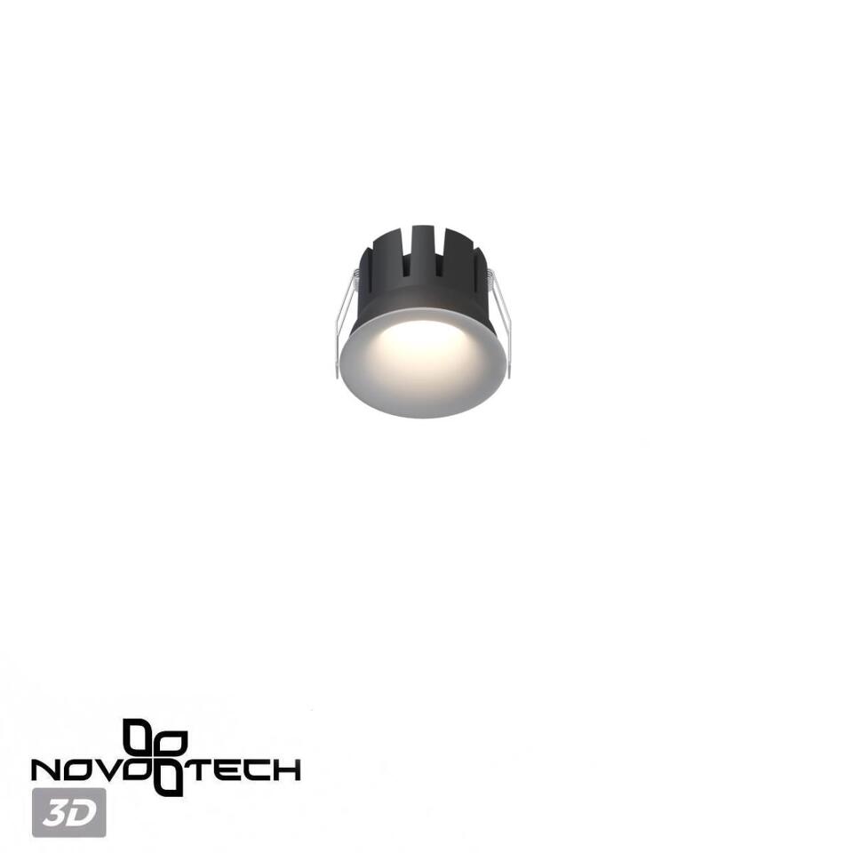 Фото №7  NOVOTECH 359884 WIR NT26 000 белый Светильник встраиваемый с переключателем цв. температуры IP20 LED 7W 100-265V 3000К/4000К/6000К ECLAT