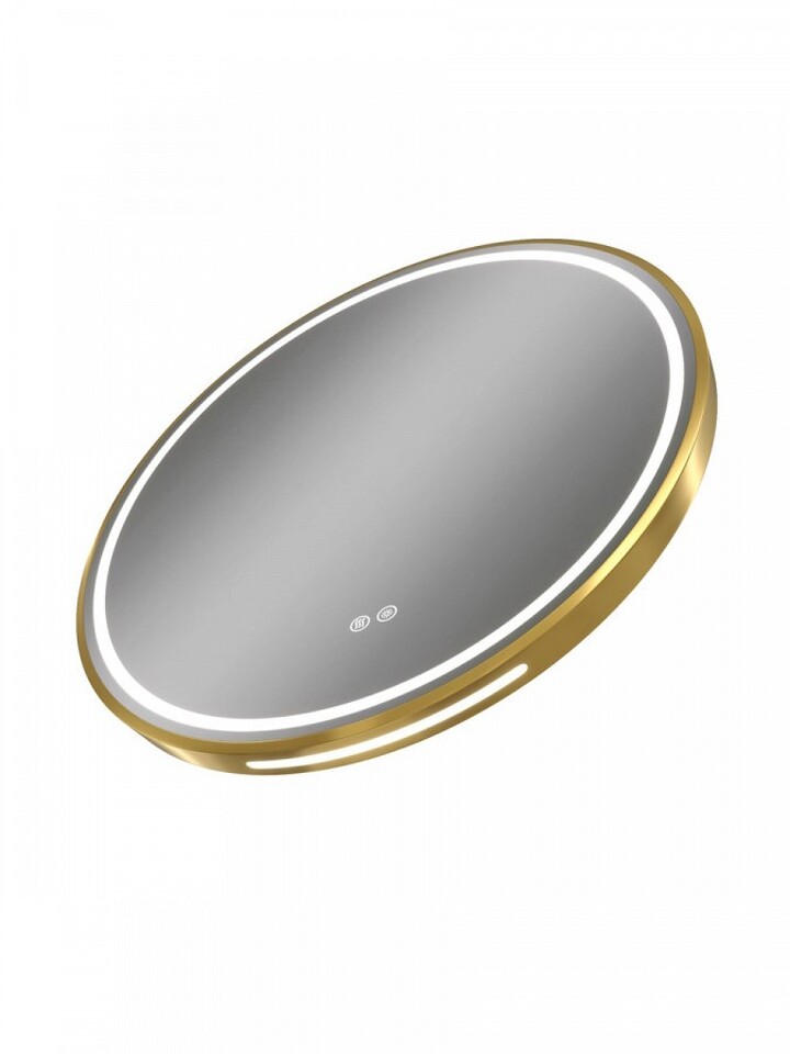 Фото №32  Teymi Зеркало Lina Supernova Gold D60, LED подсветка, сенсор, антипар T20121