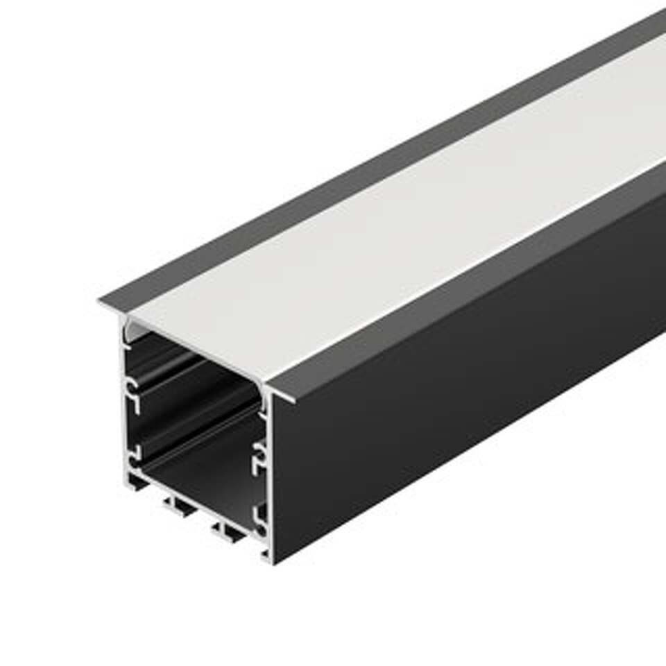 Фото №1  Arlight Профиль LINIA49-F-M-2000 BLACK ( Алюминий)