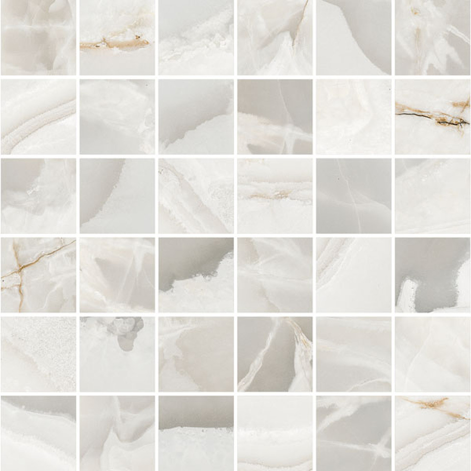 Фото №1  Мозаика CERDOMUS Мозаика JADE OPALE MOSAICO 4,7X4,7 LEV 30X30