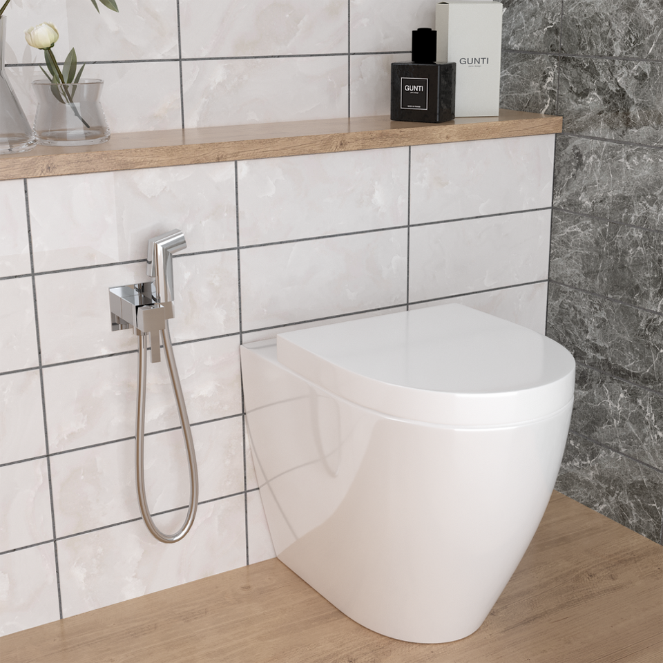Фото №8  53CR442QLM Смеситель с гигиеническим душем Прато (Prato) PAINI, хром