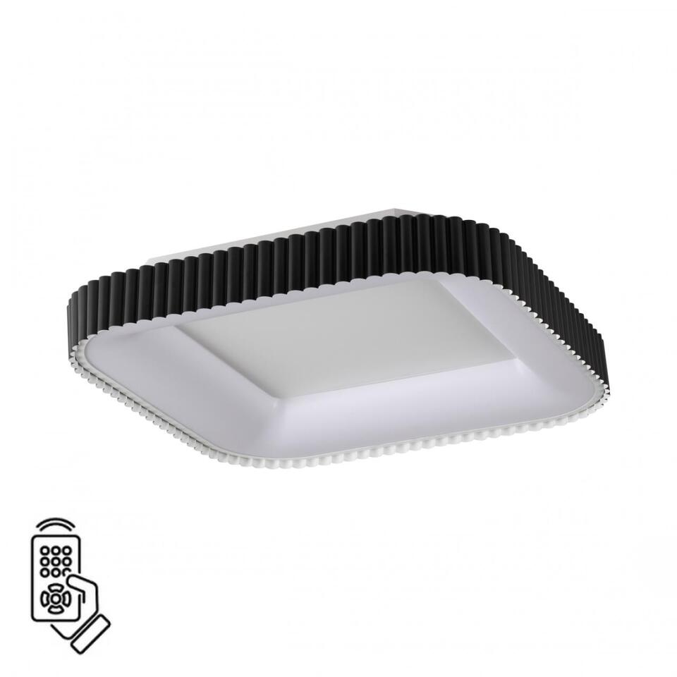 Фото №10  SONEX 7768/56L AVRA LED SN 578 Светильник металл/белый/черный LED (56Вт+14Вт) 3000-6000K 500х500 IP43 пульт ДУ+подсветка SHARMEL