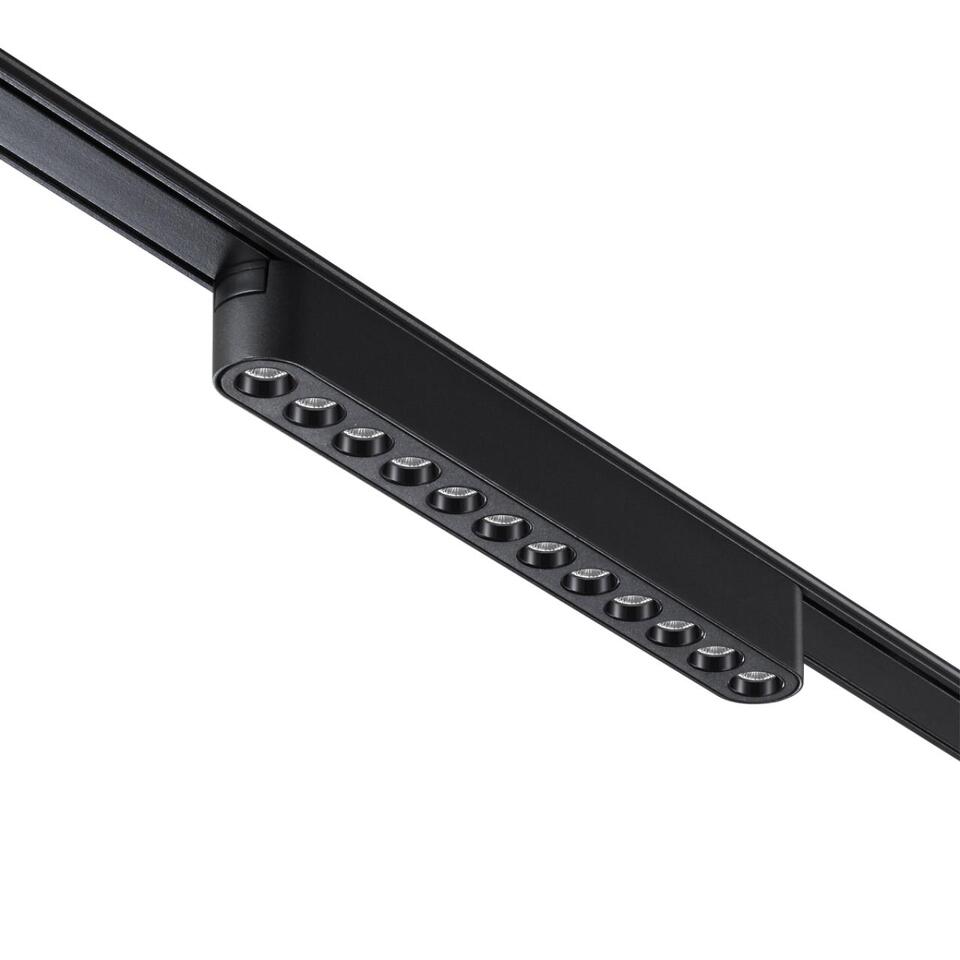 Фото №6  NOVOTECH 359076 SHINO NT23 179 черный Трековый светильник для низковольтного шинопровода IP20 LED 12W 48V 4000K 1140Лм SMAL