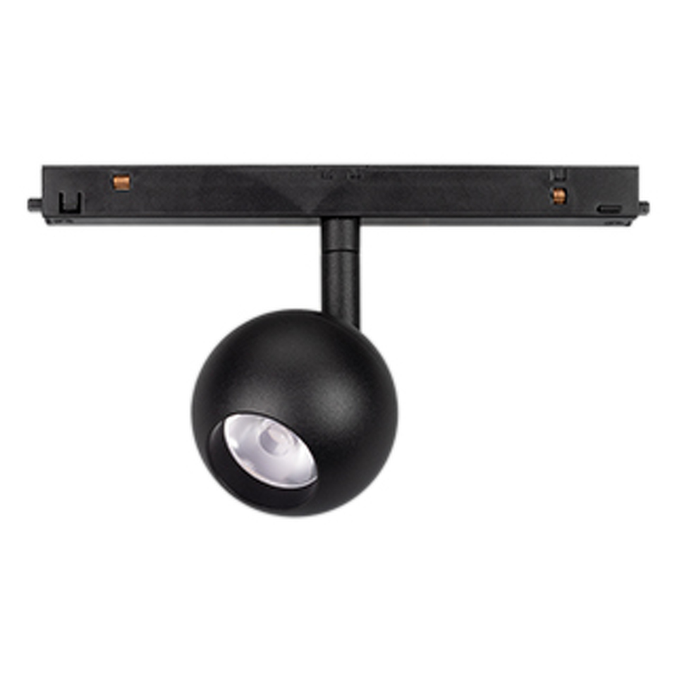 Фото №1  Arlight Светильник MAG-ORIENT-ORB-R60-10W Warm3000 (BK, 35 deg, 48V) ( IP20 Металл, 5 лет)
