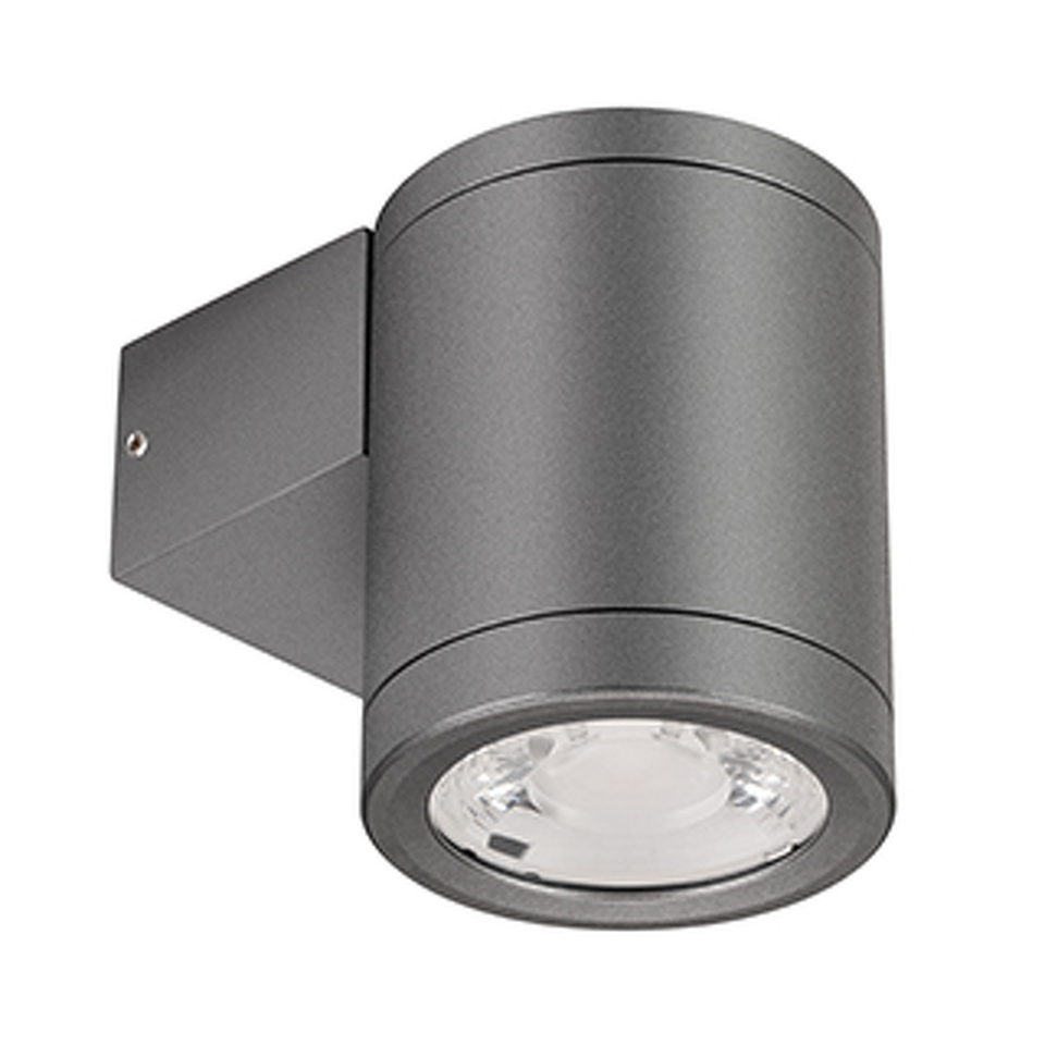 Фото №1  Arlight Светильник LGD-RAY-WALL-R65-9W Warm3000 (GR, 23 deg, 230V) ( IP65 Металл, 3 года)