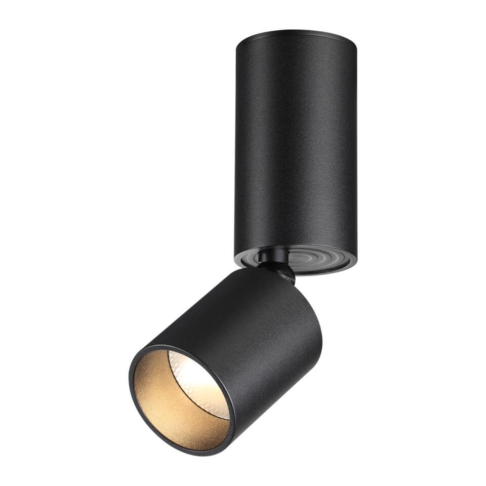 Фото №8  NOVOTECH 359317 OVER NT24 370 черный Светильник накладной светодиодный IP20 LED 10W 85-265V 3000K 1100Лм TUBO