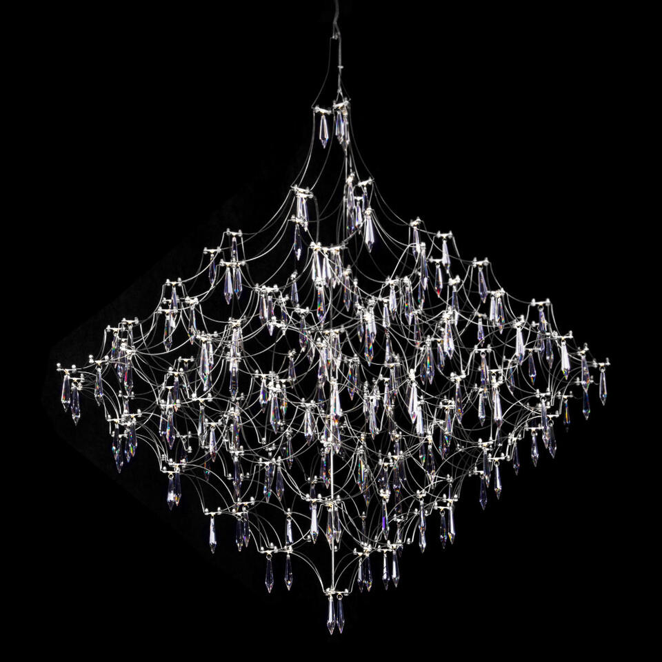 Фото №9  Подвесной светильник 10259/1200 Silver Asfour Подвесной светильник LOFT IT Mira
